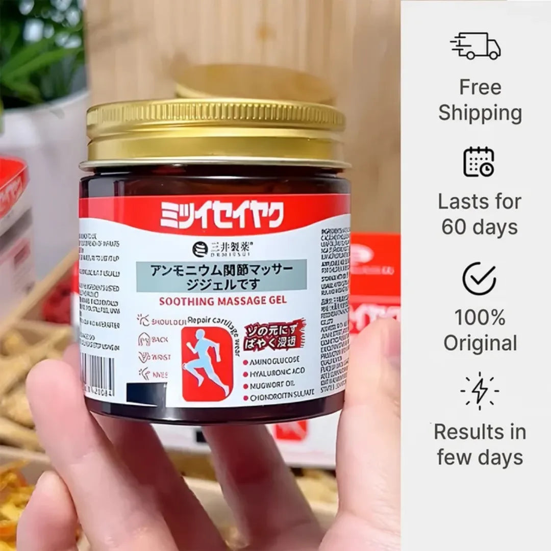 Japanese Herbal Soothing Massage Gel for Joint & Muscle Comfort