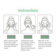 How to Use BIOAQUA Green Tea Moisturizing Face Sheet Mask Instructions Guide