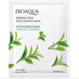 BIOAQUA Green Tea Moisturizing Sheet Face Mask 25g for Hydrating and Refreshing Skin