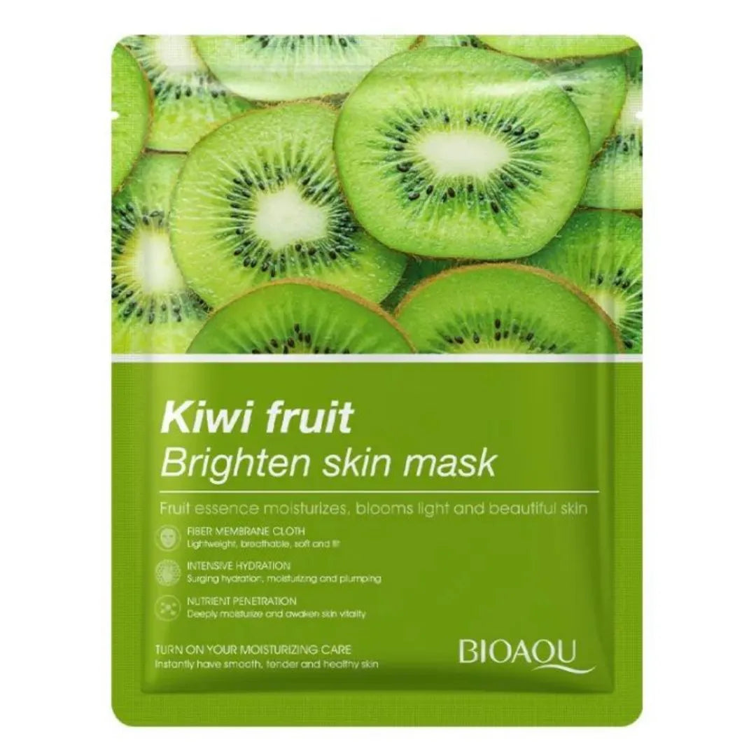 BIOAQUA Kiwi Fruit Brightening Face Sheet Mask for hydrating and glowing skin