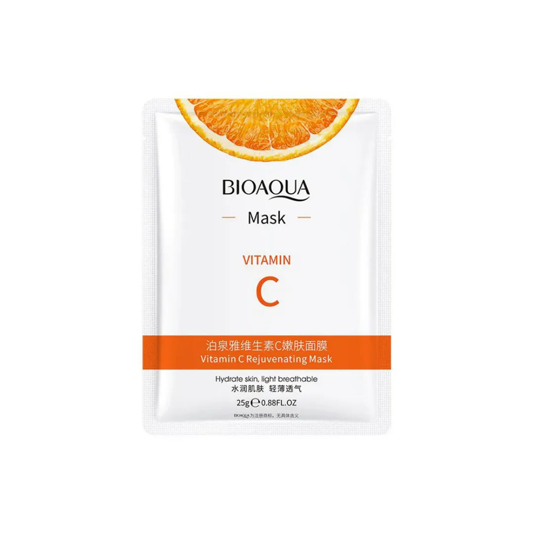 BIOAQUA Vitamin C Rejuvenating Face Mask for brightening and radiant skin