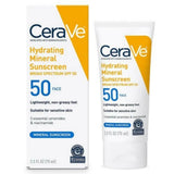 CeraVe Hydrating Mineral Sunscreen SPF 50 Face Cream