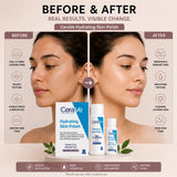 CeraVe Hydrating Skin Polish before and after results for smoother brighter glowing skin