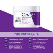 CeraVe Skin Renewing Night Cream with ceramides for overnight skin hydration