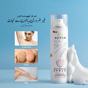 Ecrin Hair Removal Spray for men and women underarms chest and legs 150ml