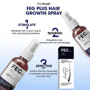 FEG Plus Hair Growth Spray helps nourish hair strengthen follicles and support healthier hair growth