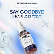 FEG Plus Hair Growth Spray for reducing hair fall thinning and promoting healthier hair growth