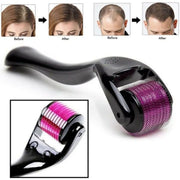 Professional derma roller for scalp microneedling to support hair care and improve product absorption