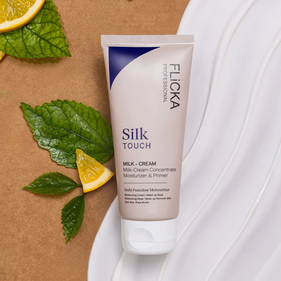 Flicka Silk Touch Milk Cream Primer with Shea Butter Coconut Oil and Aloe Vera