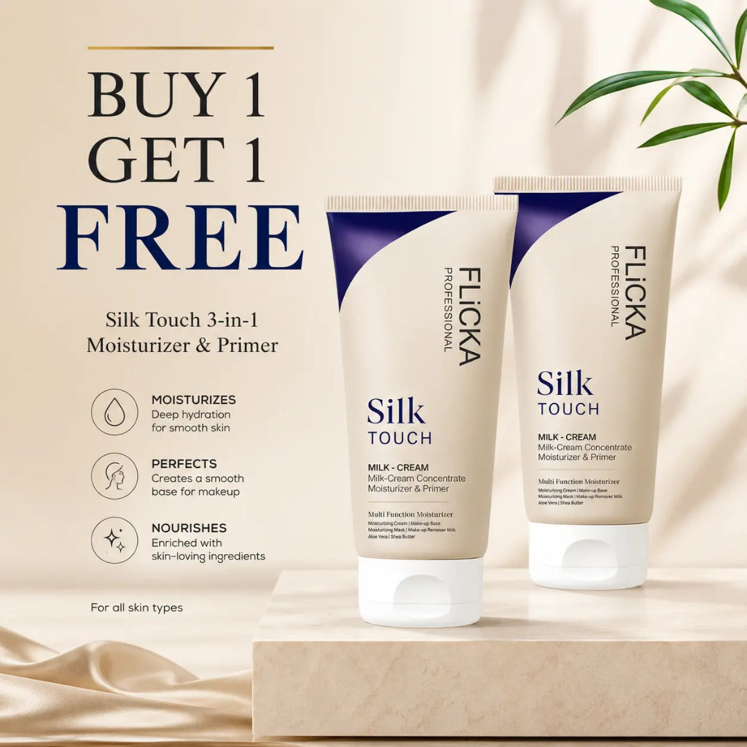 FLiCKA Silk Touch 3-in-1 Moisturizer & Primer Buy 1 Get 1 Free hydrating face cream and makeup primer