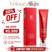 FV Waterproof Liquid Foundation with box packaging, 50 percent offer and RS 999 sale price