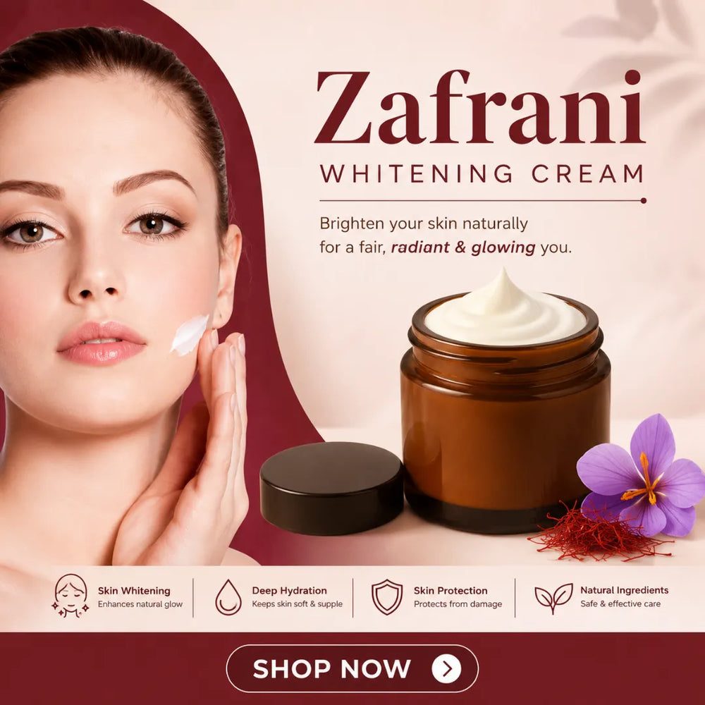 Zafrani Whitening Cream for All Skin Types – 100g