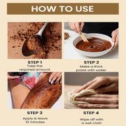 MeeOow Club 10-Minute Pain-Free Hair Removal Powder Wax Mask for Women - PACK OF 2