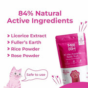 MeeOow Club 10-Minute Pain-Free Hair Removal Powder Wax Mask for Women - PACK OF 2