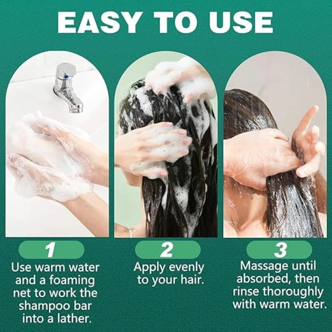How to use Nature Seven Green Shampoo Bar for deep scalp cleansing and healthy looking hair