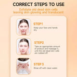 How to Use Orange Enzyme Exfoliating Brightening Gel for Dead Skin Removal and Glowing Skin