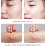 Orange Enzyme Exfoliating Brightening Gel Before and After Results for Smooth Clean and Bright Skin