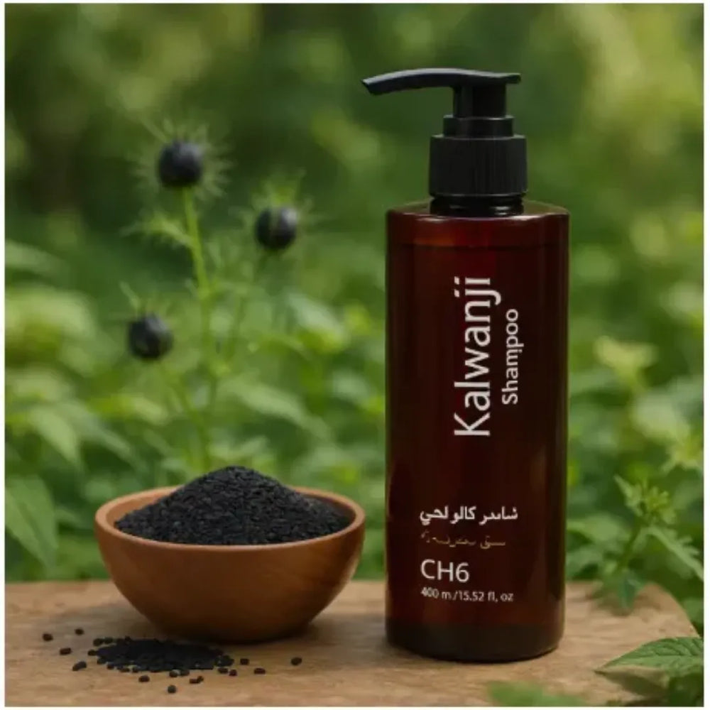 Kalwanji Shampoo CH6 with black seed Kalonji extract for nourishing hair care