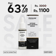 ProSkire Intense Hair Growth Serum 30ml | Anti Hair Fall & Hair Regrowth Serum