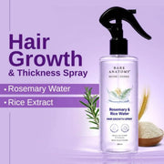 Bare Anatomy Rosemary Rice Water Hair Growth Spray with rosemary and rice extract
