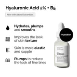 The Ordinary Hyaluronic Acid 2% + B5 skincare serum for all skin types