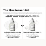 The Ordinary Skin Support Set skincare duo for hydration brightening and smoother skin appearance