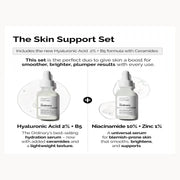 The Ordinary Skin Support Set skincare duo for hydration brightening and smoother skin appearance