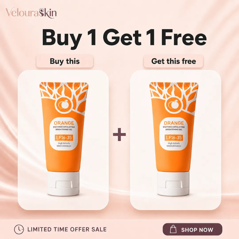 Buy 1 Get 1 Free Orange Enzymes Exfoliating Brightening Gel for smooth glowing skin