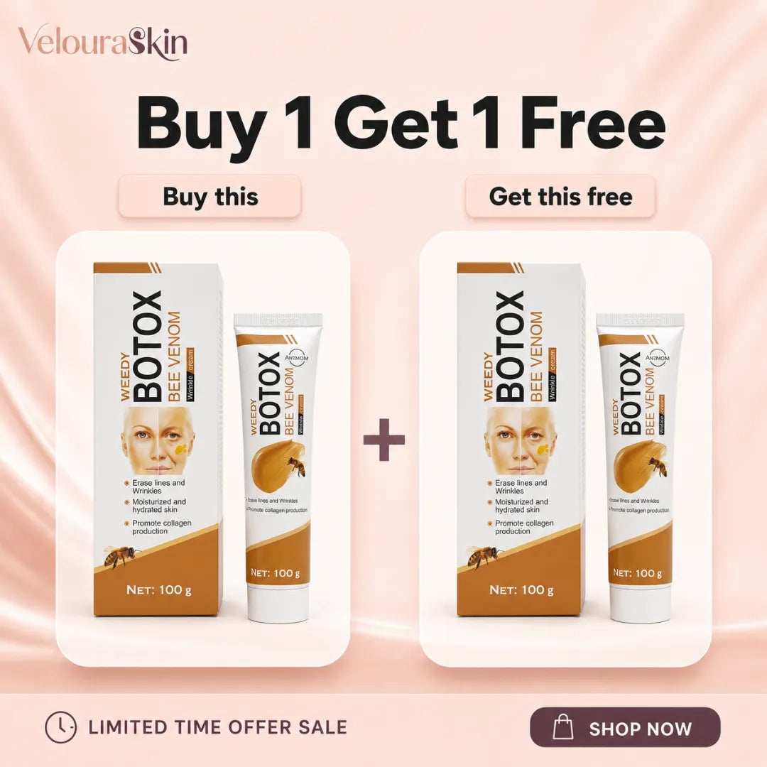 Buy 1 Get 1 Free Weedy Botox Bee Venom Cream for wrinkles, hydration and collagen care
