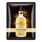VEZE Gold Hyaluronic Acid Facial Mask for moisturizing and glowing skin