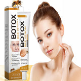 Weedy Botox Bee Venom Wrinkle Cream moisturizing anti wrinkle skincare cream with beauty model